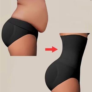 Seamless Black High-Waist Shapewear